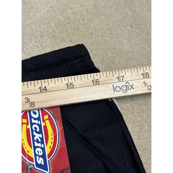 Dickies Women's Medium Black Pink Racing Stripe Drawstring Waist Scrub Pants NWT - Picture 9 of 12